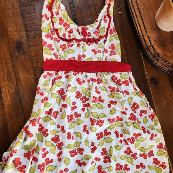 Cotton Apron Cherry Print - Picture 8 of 8